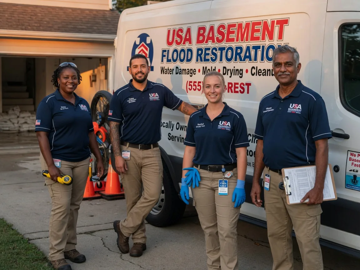 Basement Flood Cleanup company in Exeland, WI